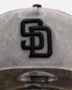 New Era San Diego Padres 'Washed Storm Gray' 9FORTY A-Frame Snapback Gray sold by Culture Kings