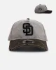 New Era San Diego Padres 'Washed Storm Gray' 9FORTY A-Frame Snapback Gray sold by Culture Kings