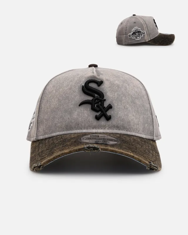 New Era Chicago White Sox 'Washed Storm Gray' 9FORTY A-Frame Snapback Gray sold by Culture Kings