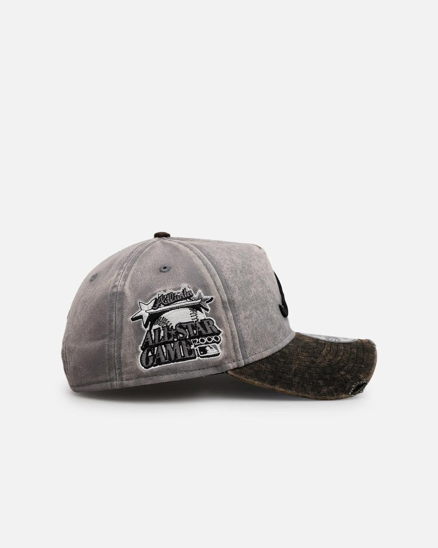 New Era Atlanta Braves 'Washed Storm Gray' 9FORTY A-Frame Snapback Gray sold by Culture Kings product image thumbnail 3