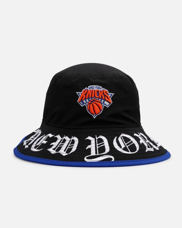 New Era New York Knicks 'Summer League' Bucket Hat Black sold by Culture Kings