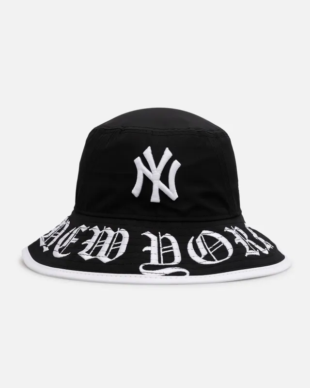 New Era New York Yankees 'Summer League' Bucket Hat Black sold by Culture Kings