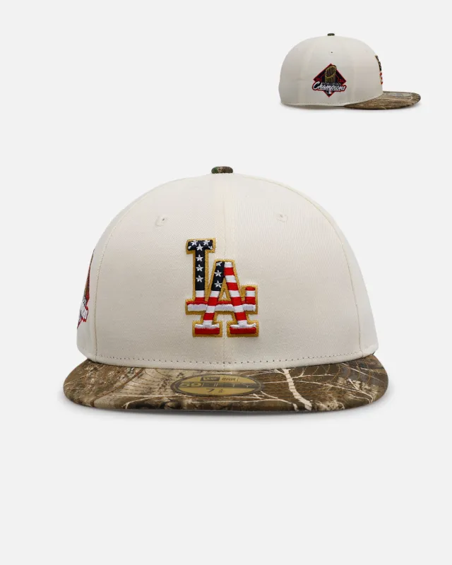 New Era Los Angeles Dodgers 'Stars And Stripes' 59FIFTY Fitted Chrome sold by Culture Kings