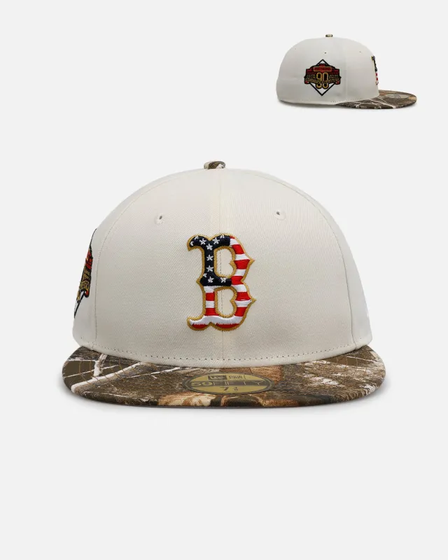 New Era Boston Red Sox 'Stars And Stripes' 59FIFTY Fitted Chrome sold by Culture Kings
