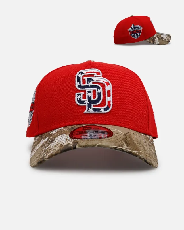 New Era San Diego Padres 'Stars And Stripes' 9FORTY A-Frame Snapback Red sold by Culture Kings