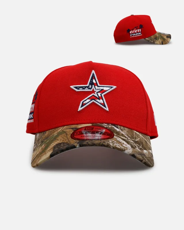 New Era Houston Astros 'Stars And Stripes' 9FORTY A-Frame Snapback Red sold by Culture Kings