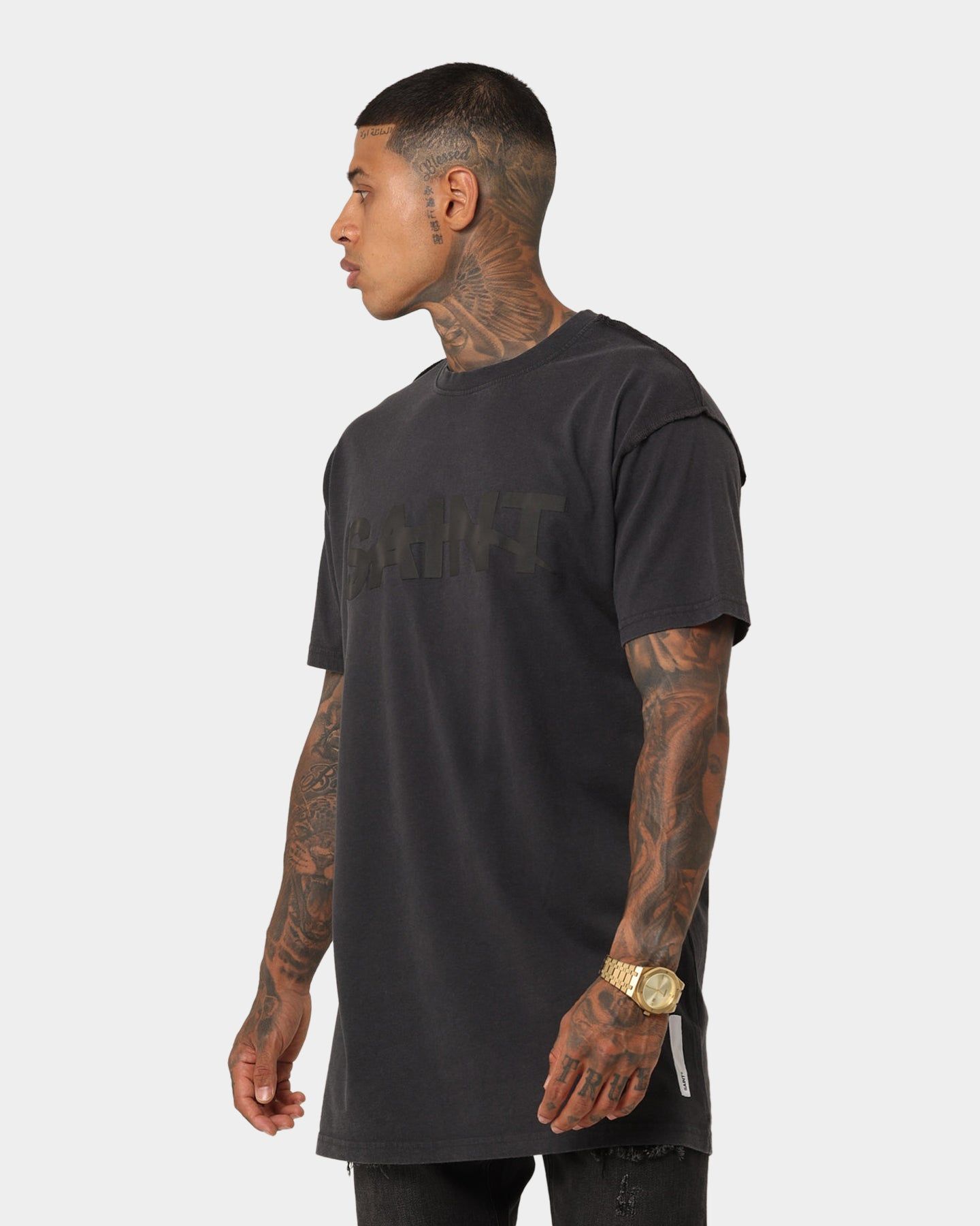 Saint Morta Established T-Shirt Vintage Black sold by Culture Kings product image thumbnail 6