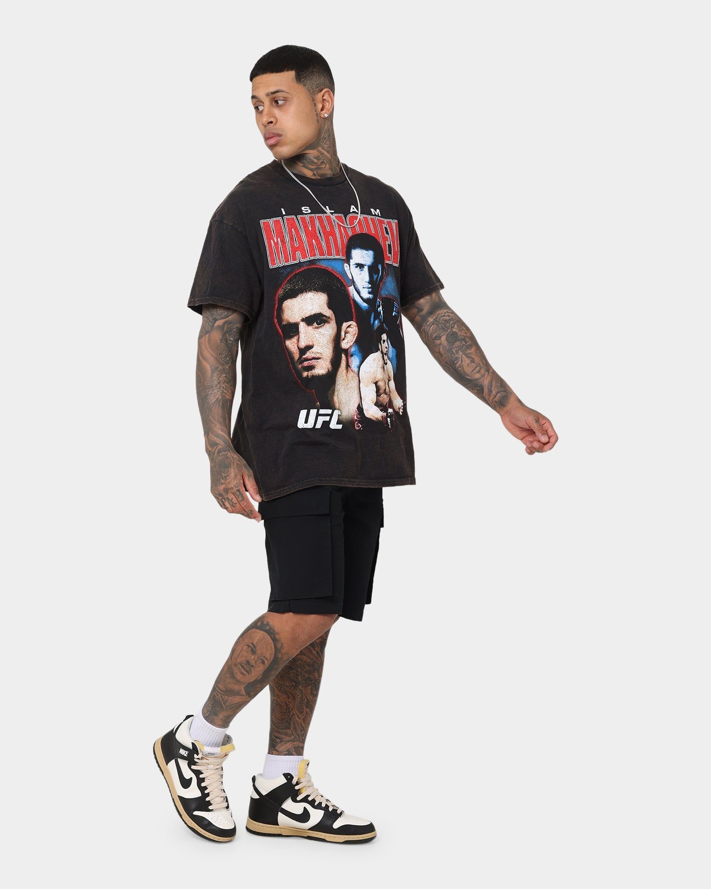 Goat Crew X UFC Islam Makhachev Vintage T-Shirt Black Wash sold by Culture Kings product image thumbnail 2