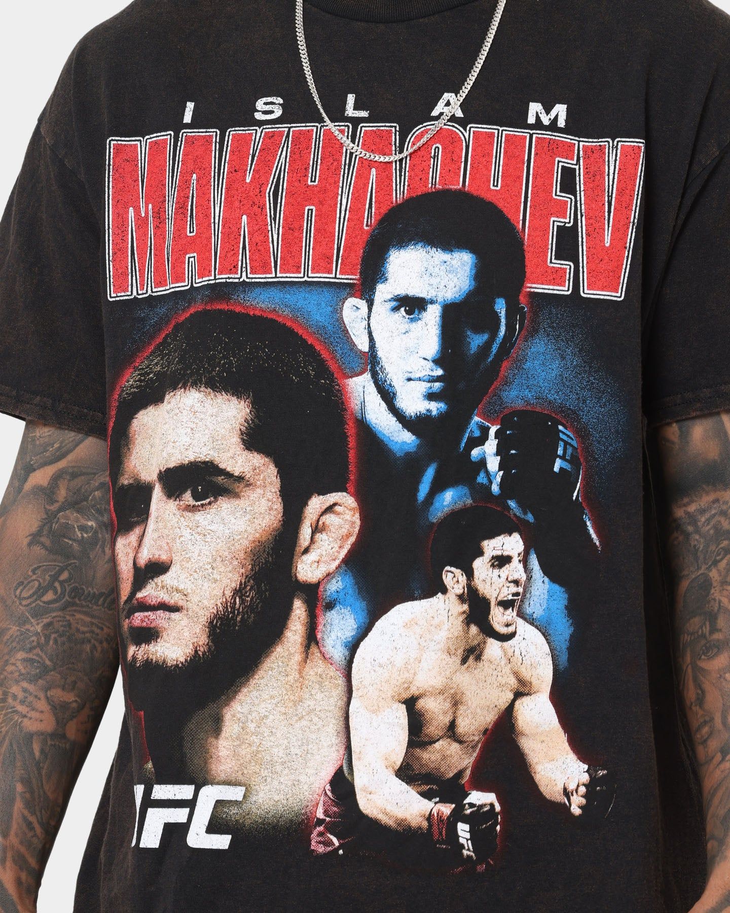 Goat Crew X UFC Islam Makhachev Vintage T-Shirt Black Wash sold by Culture Kings product image thumbnail 3