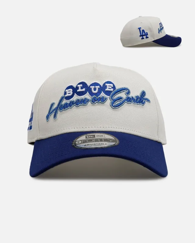 New Era Los Angeles Dodgers 'Blue Heaven On Earth' 9FORTY A-Frame Snapback Chrome sold by Culture Kings