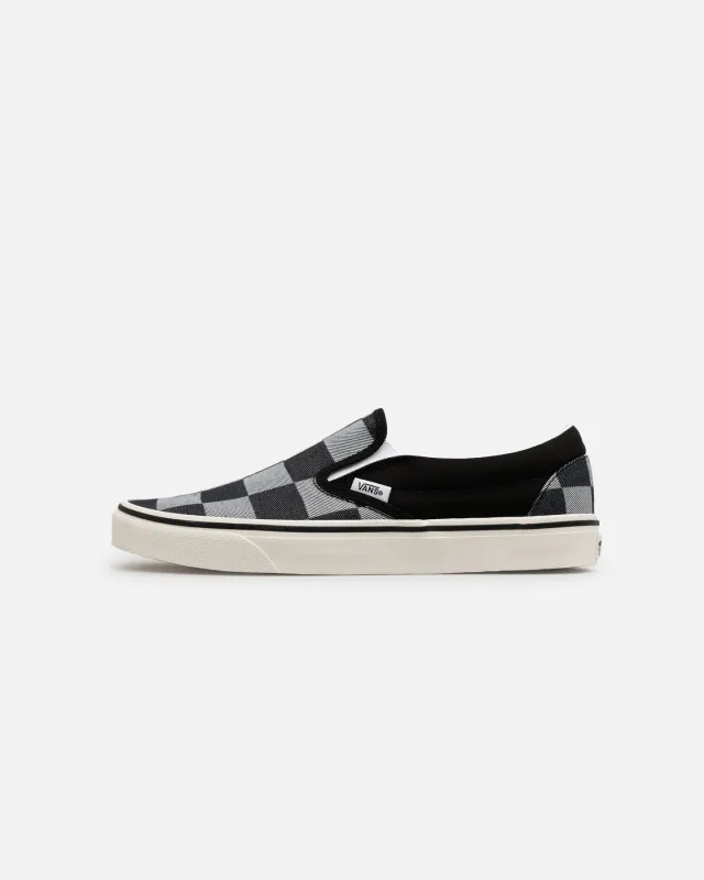 Vans Classic Slip-On "Mono Checkerboard" Black sold by Culture Kings