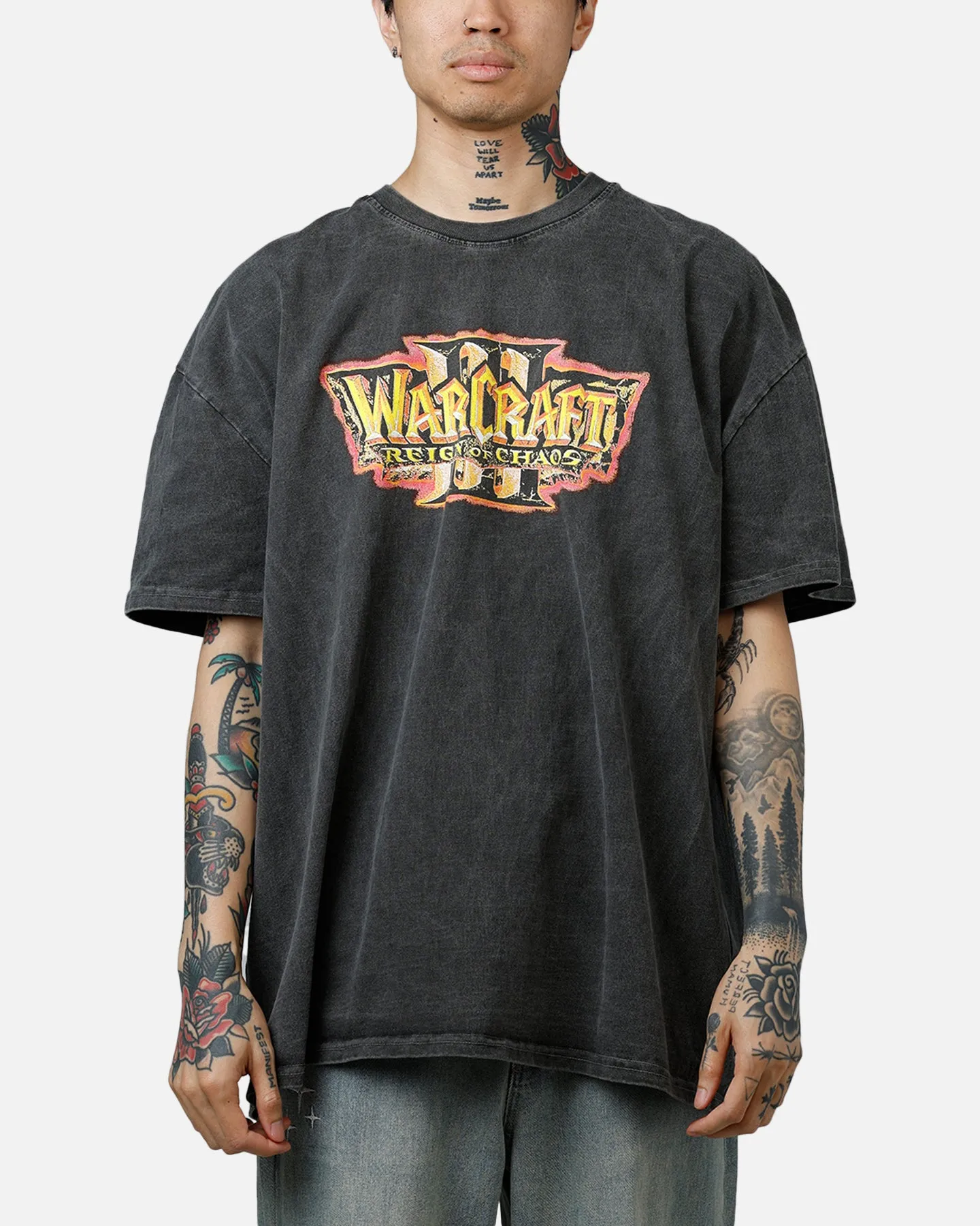 American Thrift X Warcraft: Reign Of Chaos T-Shirt Black Wash sold by Culture Kings product image thumbnail 2