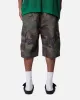 MNML Baggy Distressed Cargo Shorts Camo sold by Culture Kings