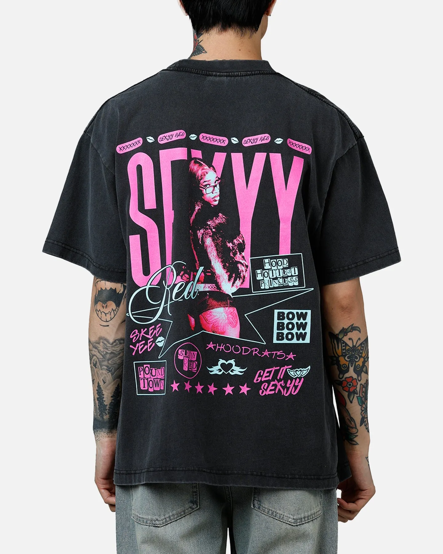 ID Supply Sexyy Redd Vices T-Shirt Washed Black sold by Culture Kings product image thumbnail 2