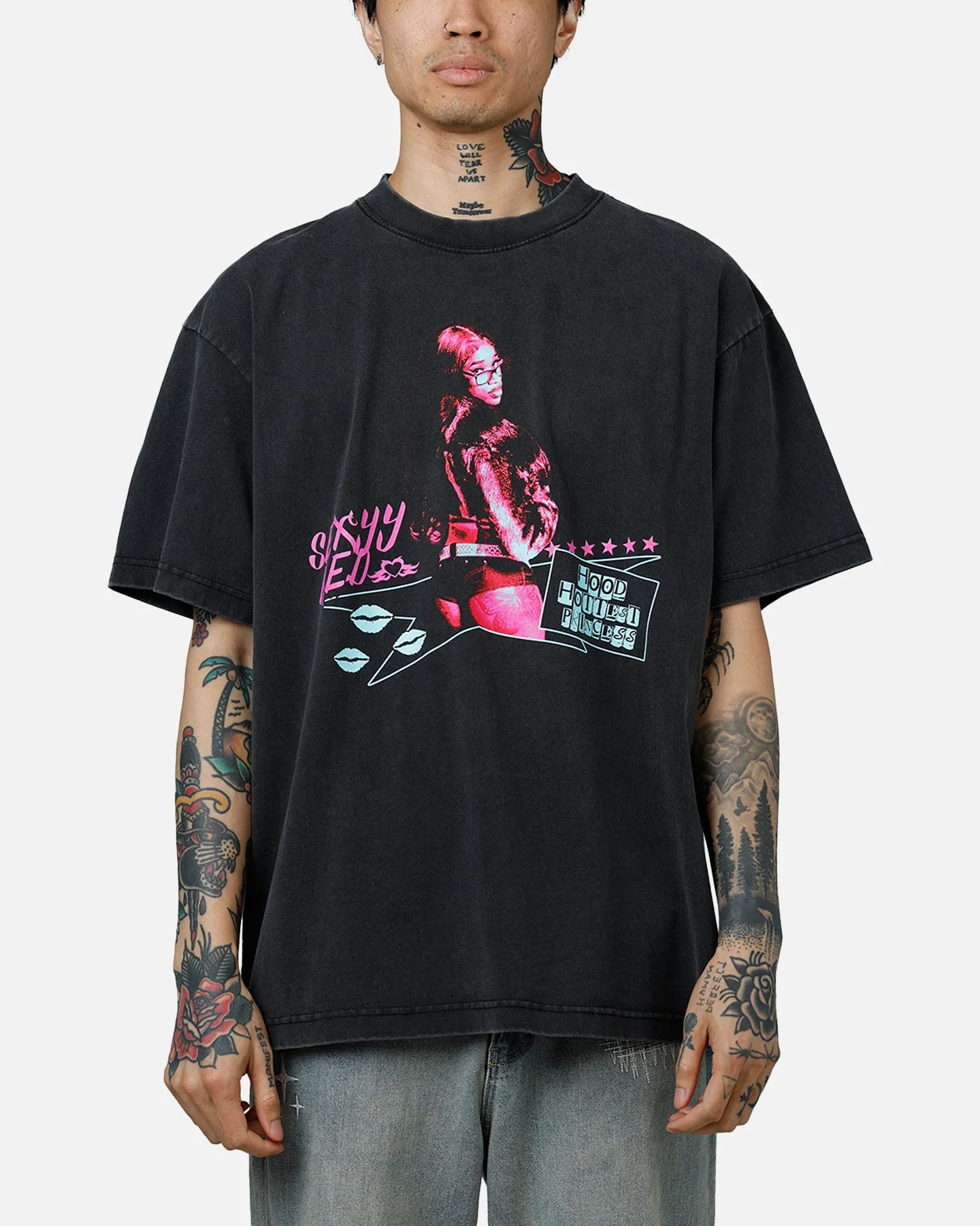 ID Supply Sexyy Redd Vices T-Shirt Washed Black sold by Culture Kings