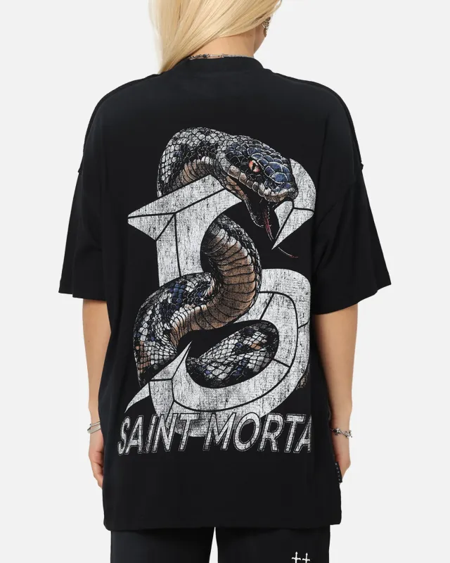 Saint Morta Venom Boxy T-Shirt Sunfade Black sold by Culture Kings