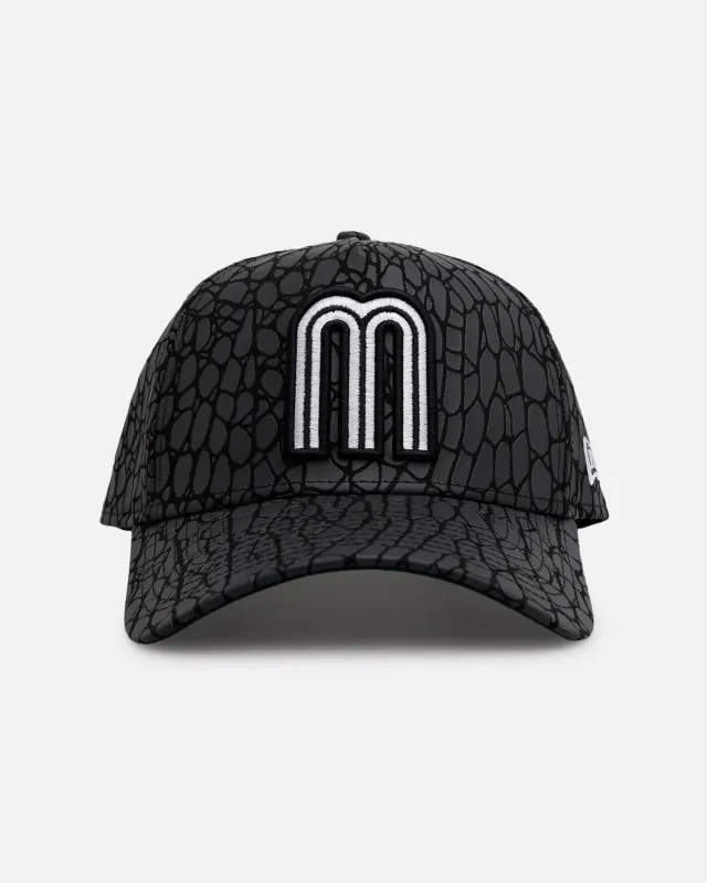 New Era Mexico National Baseball Team 'Croc Skin' 9FORTY A-Frame Snapback Black sold by Culture Kings