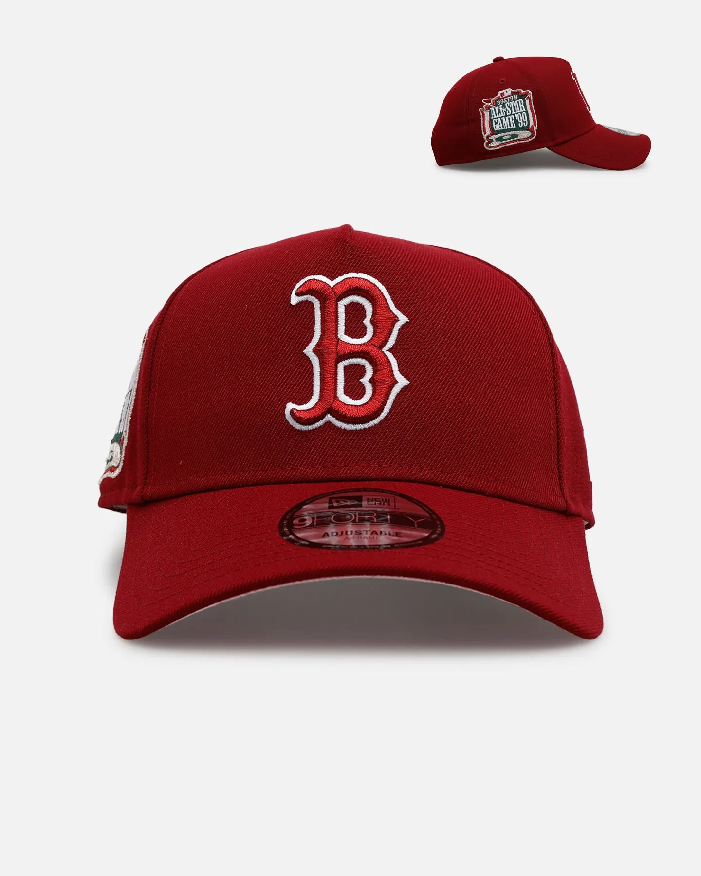 New Era Boston Red Sox 'Candy Apple' 9FORTY A-Frame Snapback Cardinal sold by Culture Kings