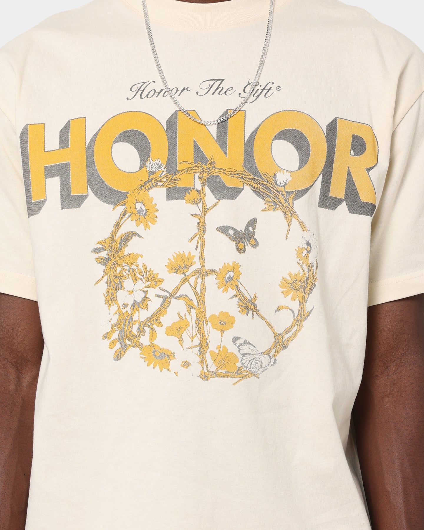 Honor The Gift Honor Peace T-Shirt Cream sold by Culture Kings product image thumbnail 3
