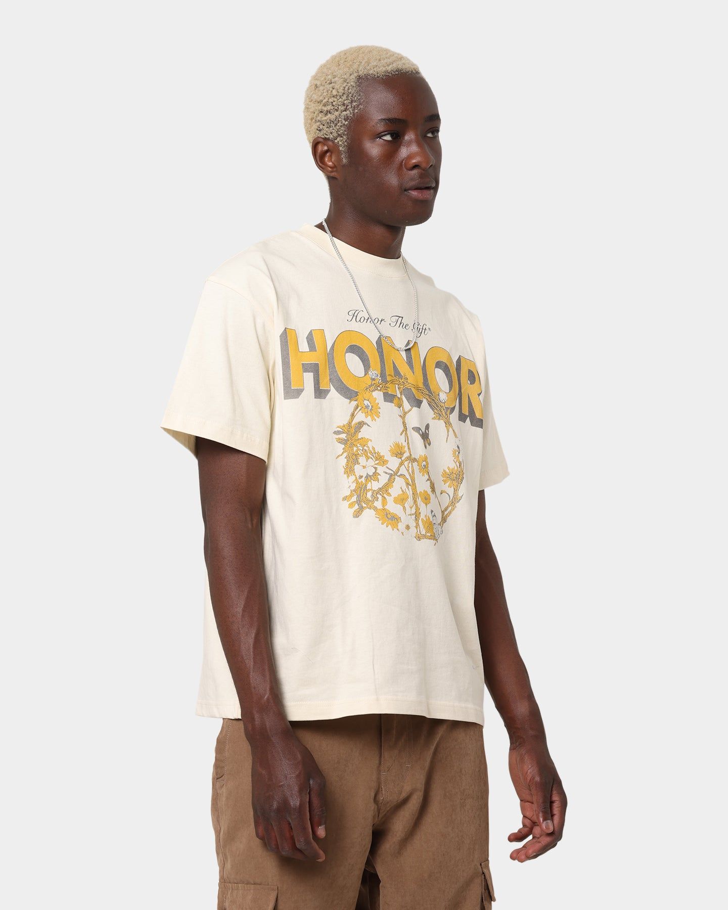 Honor The Gift Honor Peace T-Shirt Cream sold by Culture Kings product image thumbnail 5