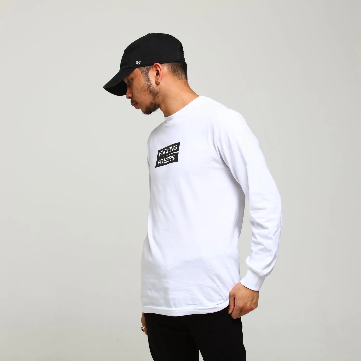 Los Angeles RadYo! Fxcking Posers LS Tee White sold by Culture Kings product image thumbnail 4
