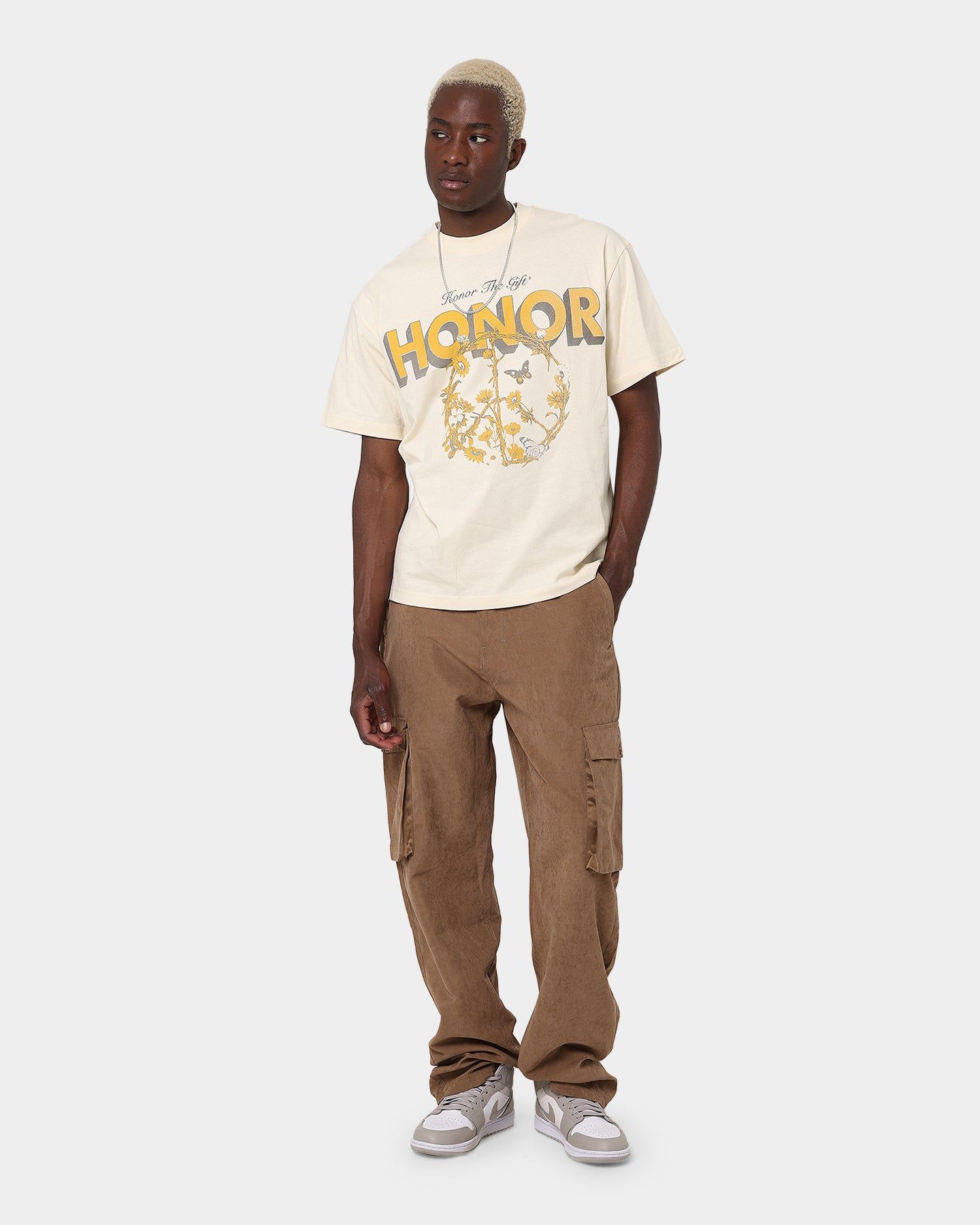 Honor The Gift Honor Peace T-Shirt Cream sold by Culture Kings product image thumbnail 2