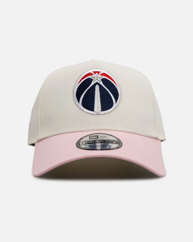 New Era Washington Wizards 'Pink Lemonade' 9FORTY A-Frame Snapback Pink/Yellow sold by Culture Kings