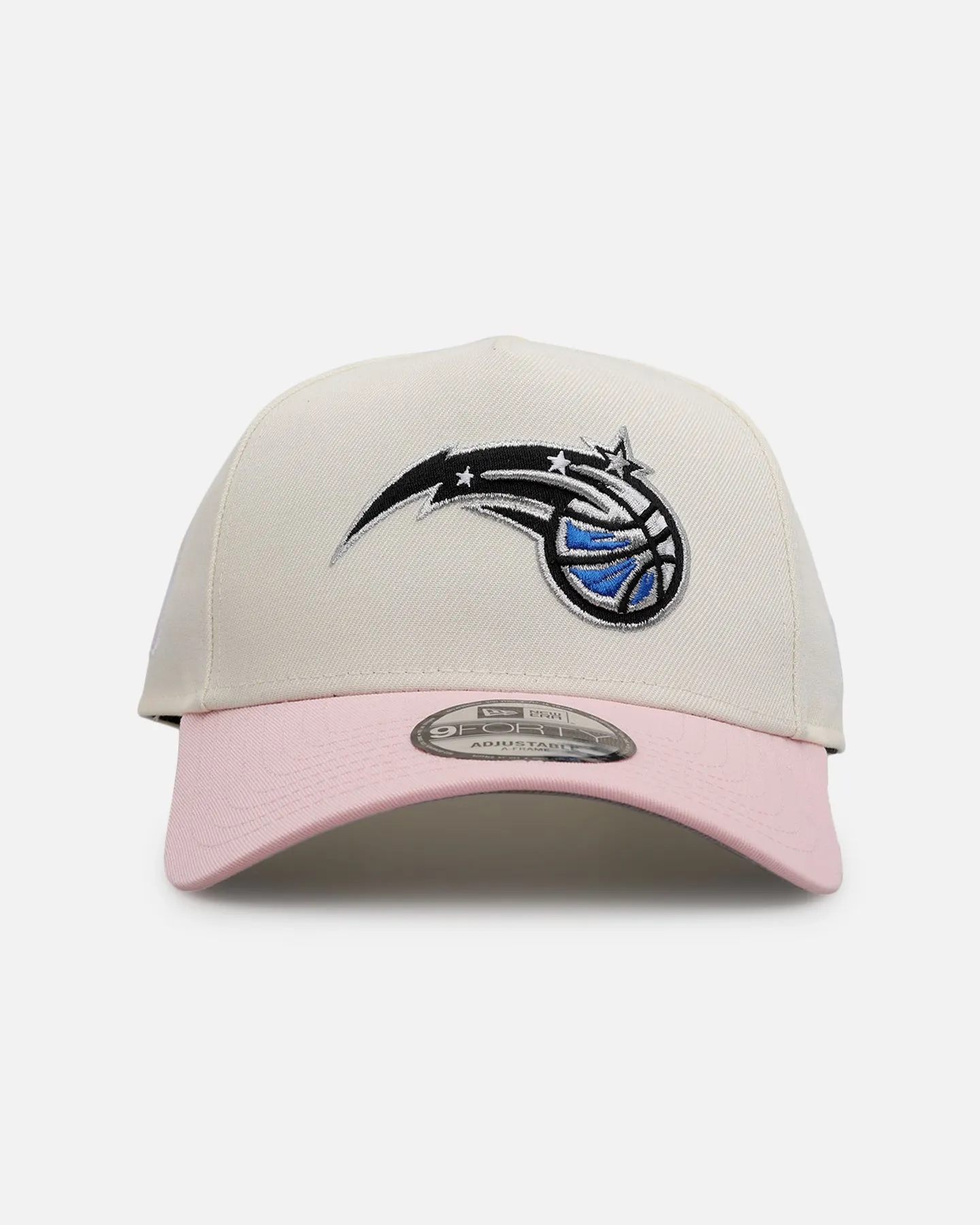 New Era Orlando Magic 'Pink Lemonade' 9FORTY A-Frame Snapback Pink/Yellow sold by Culture Kings
