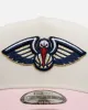 New Era New Orleans Pelicans 'Pink Lemonade' 9FORTY A-Frame Snapback Pink/Yellow sold by Culture Kings