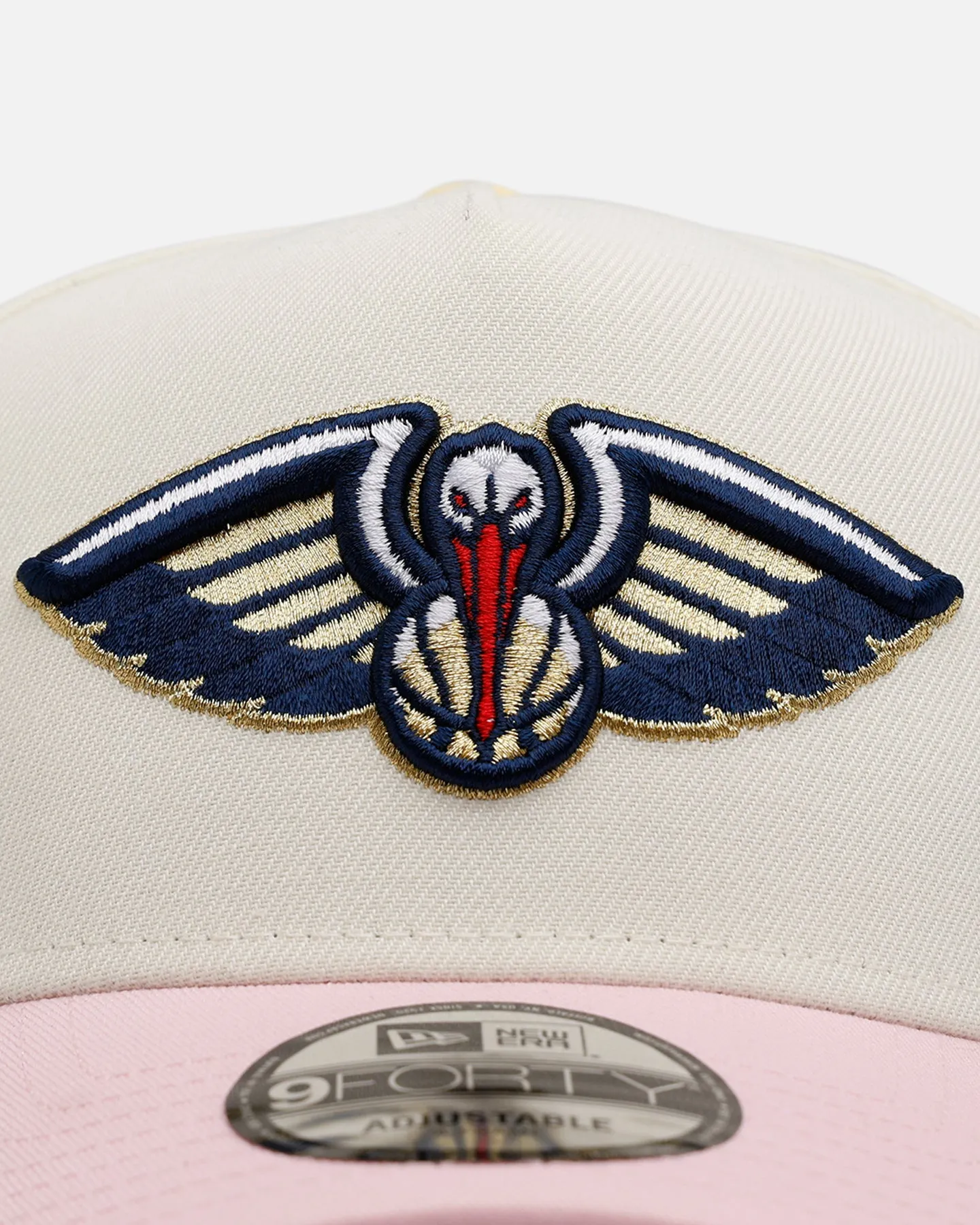 New Era New Orleans Pelicans 'Pink Lemonade' 9FORTY A-Frame Snapback Pink/Yellow sold by Culture Kings product image thumbnail 5