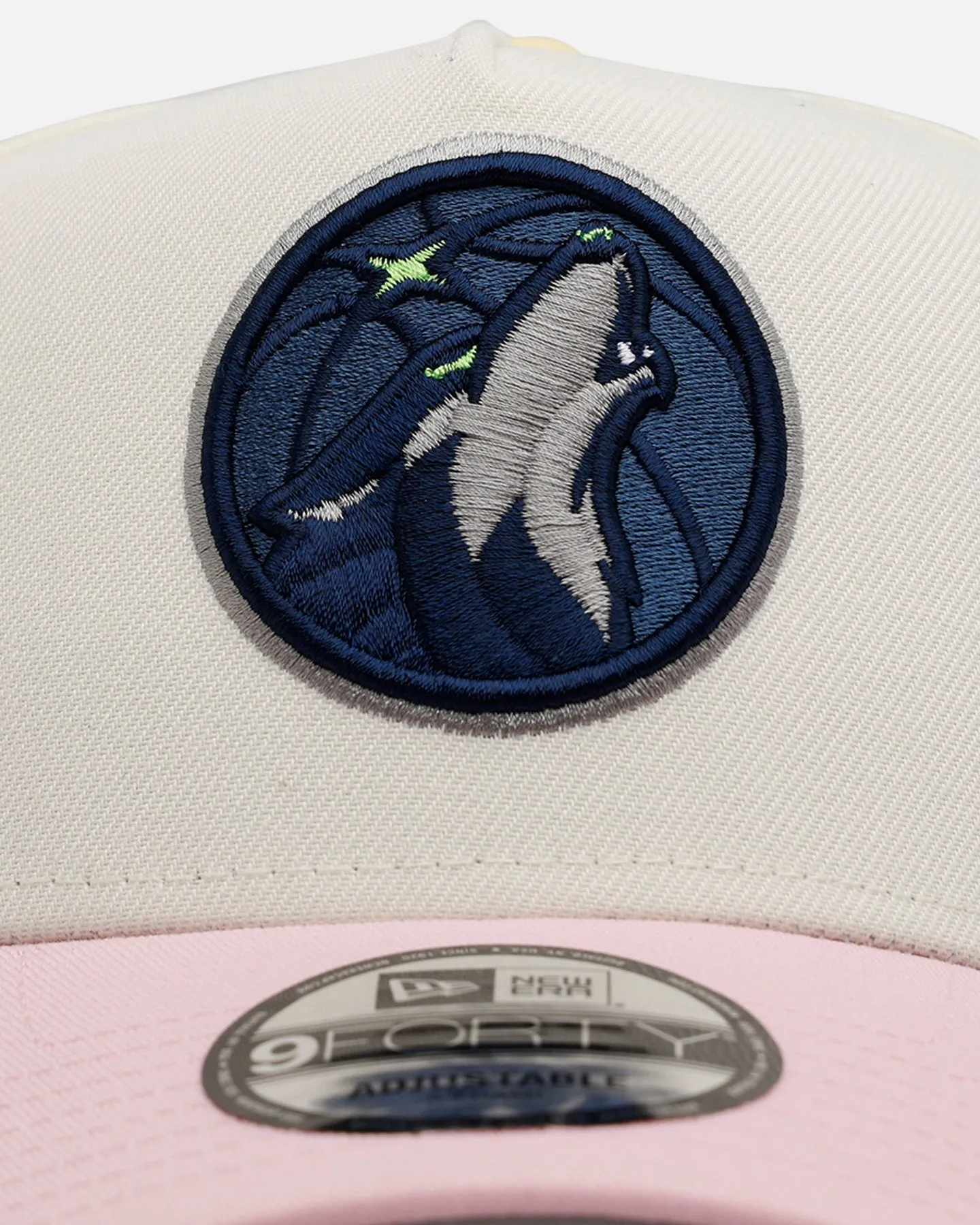 New Era Minnesota Timberwolves 'Pink Lemonade' 9FORTY A-Frame Snapback Pink/Yellow sold by Culture Kings product image thumbnail 5