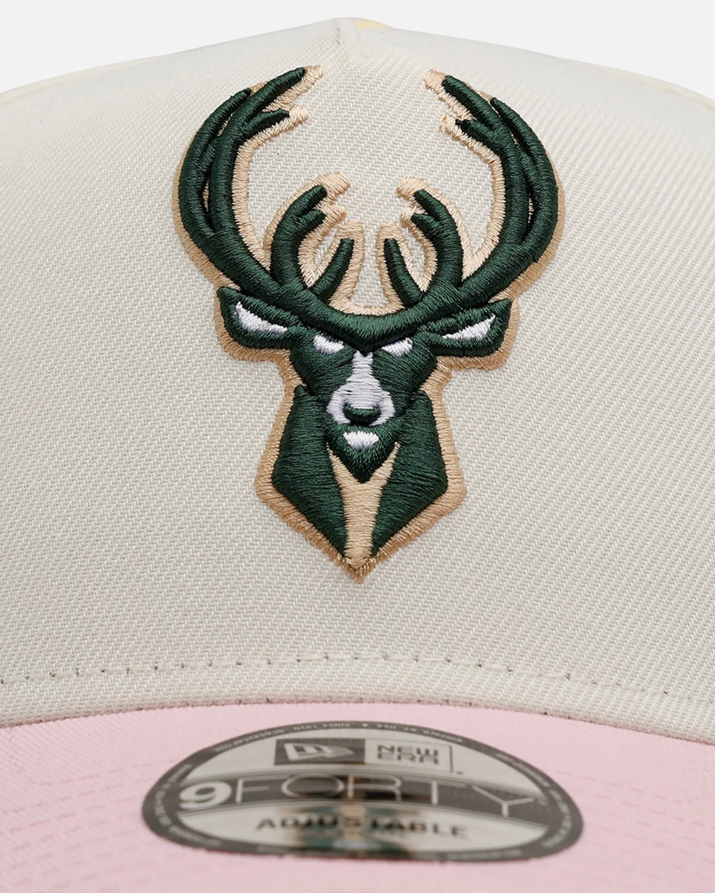 New Era Milwaukee Bucks 'Pink Lemonade' 9FORTY A-Frame Snapback Pink/Yellow sold by Culture Kings product image thumbnail 5