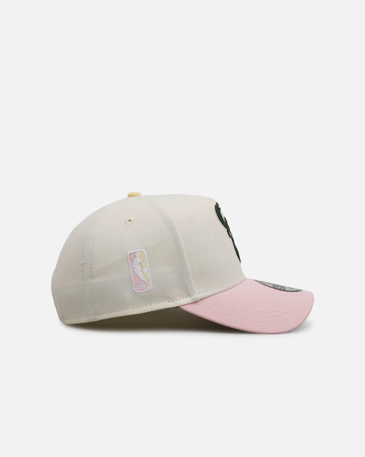 New Era Milwaukee Bucks 'Pink Lemonade' 9FORTY A-Frame Snapback Pink/Yellow sold by Culture Kings product image thumbnail 3