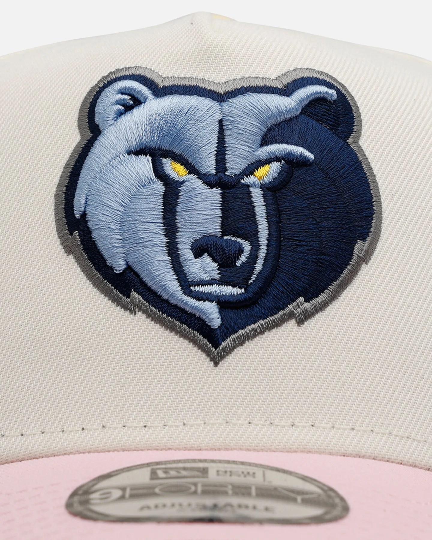 New Era Memphis Grizzlies 'Pink Lemonade' 9FORTY A-Frame Snapback Pink/Yellow sold by Culture Kings product image thumbnail 5