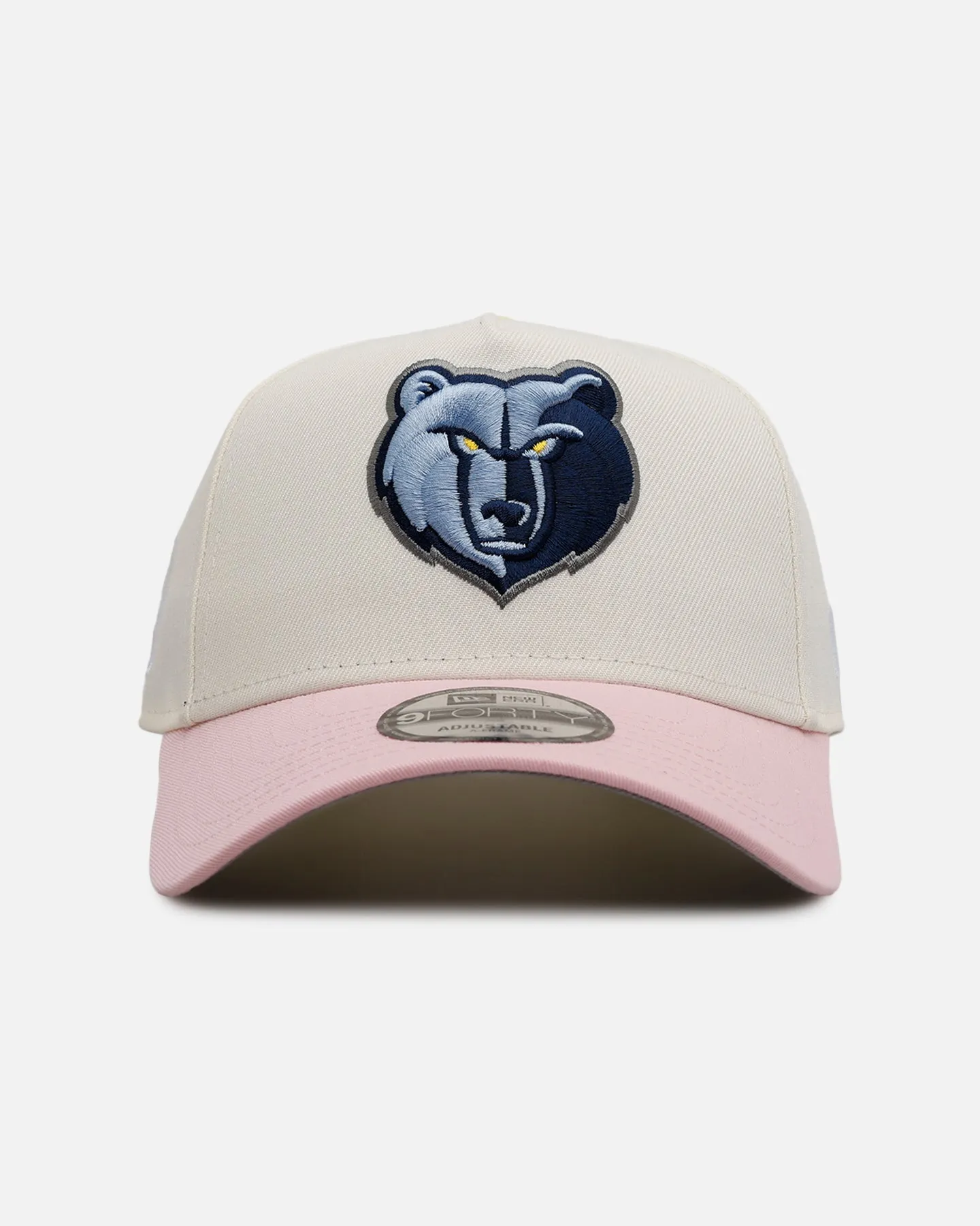 New Era Memphis Grizzlies 'Pink Lemonade' 9FORTY A-Frame Snapback Pink/Yellow sold by Culture Kings