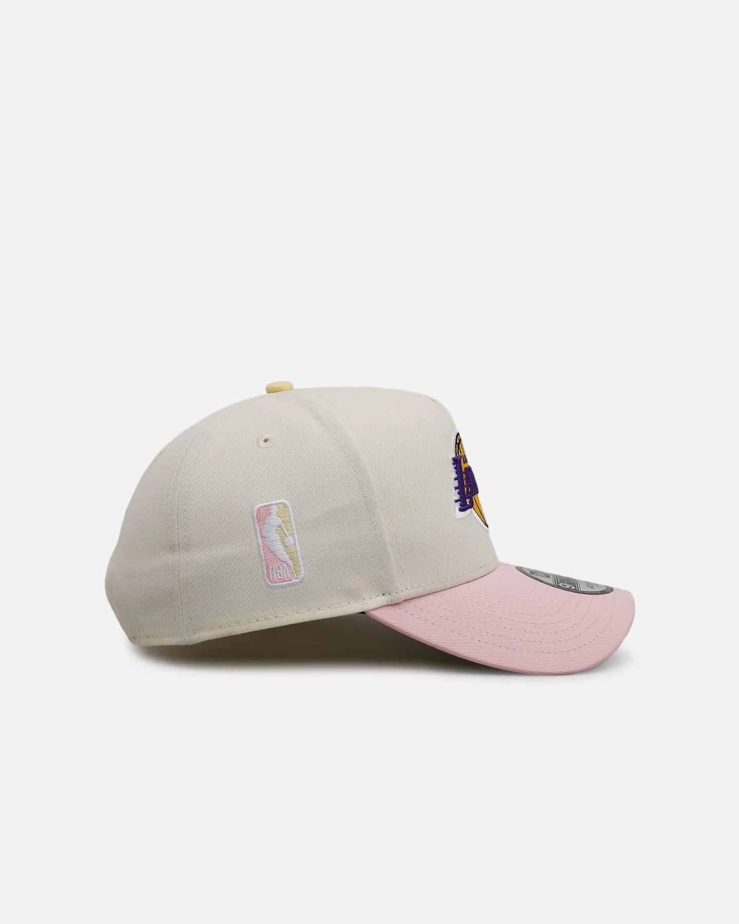New Era Los Angeles Lakers 'Pink Lemonade' 9FORTY A-Frame Snapback Pink/Yellow sold by Culture Kings product image thumbnail 3