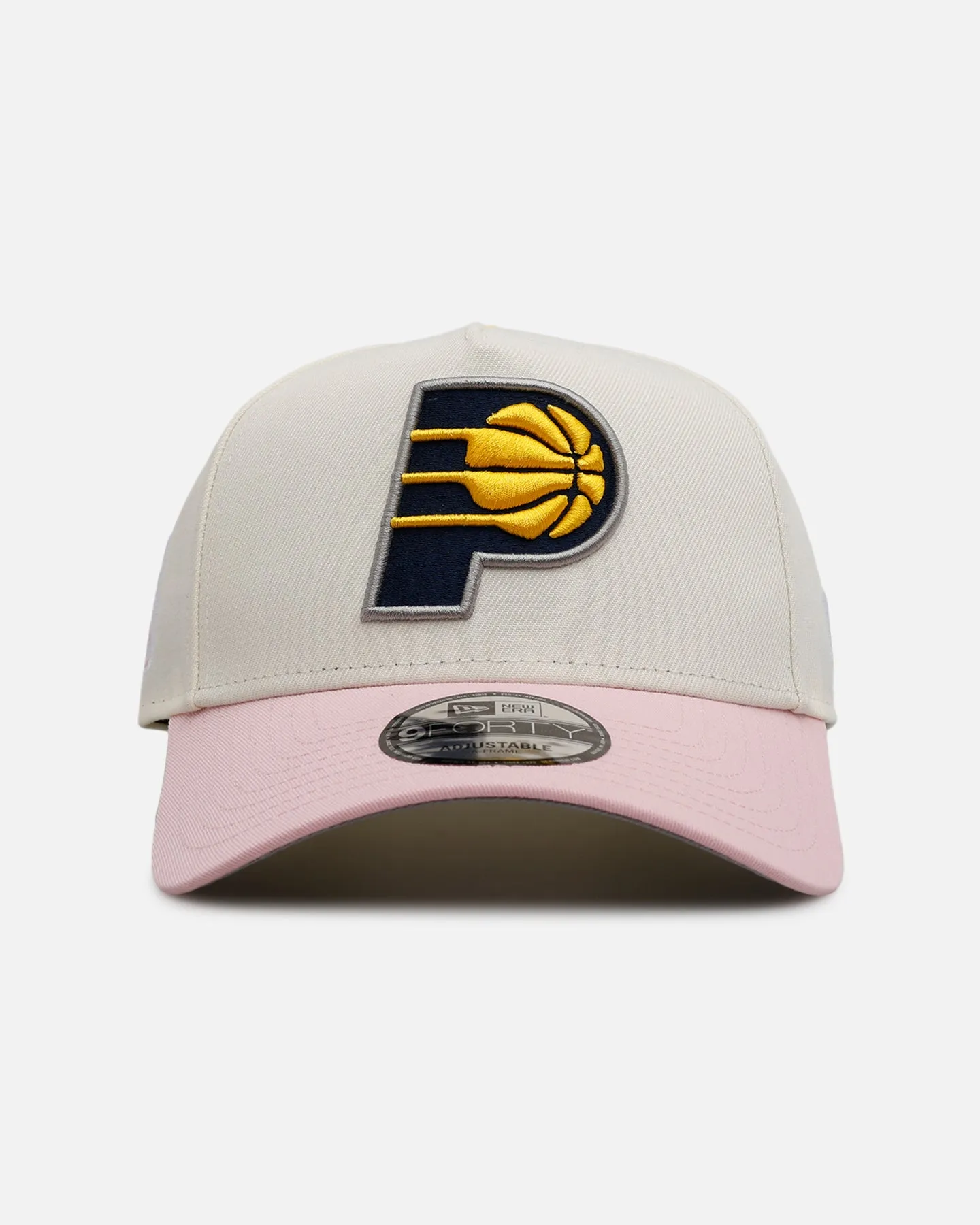 New Era Indiana Pacers 'Pink Lemonade' 9FORTY A-Frame Snapback Pink/Yellow sold by Culture Kings