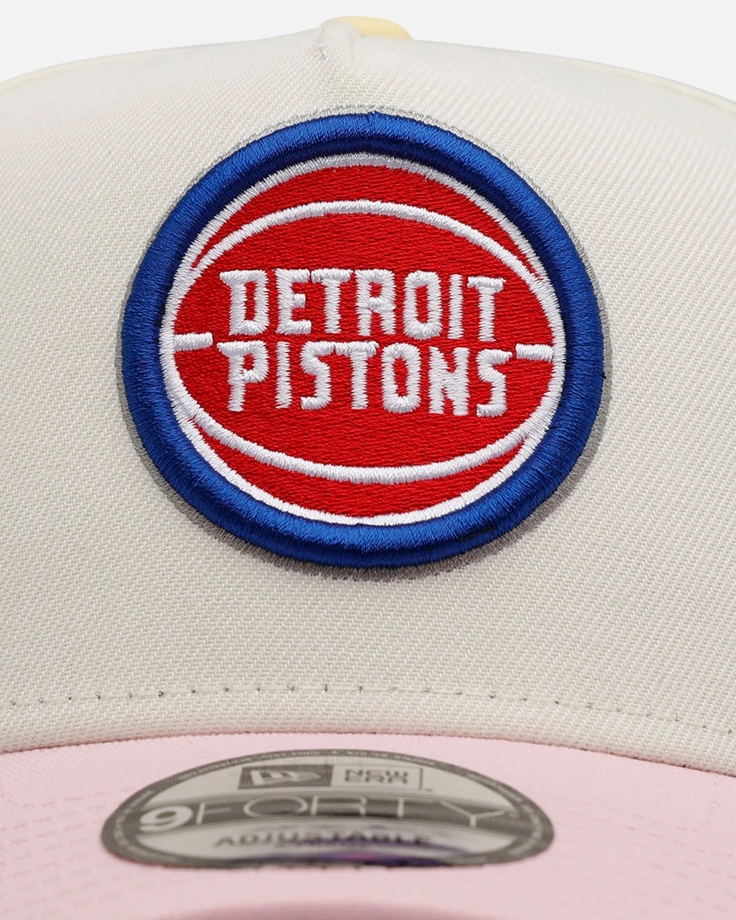 New Era Detroit Pistons 'Pink Lemonade' 9FORTY A-Frame Snapback Pink/Yellow sold by Culture Kings product image thumbnail 5