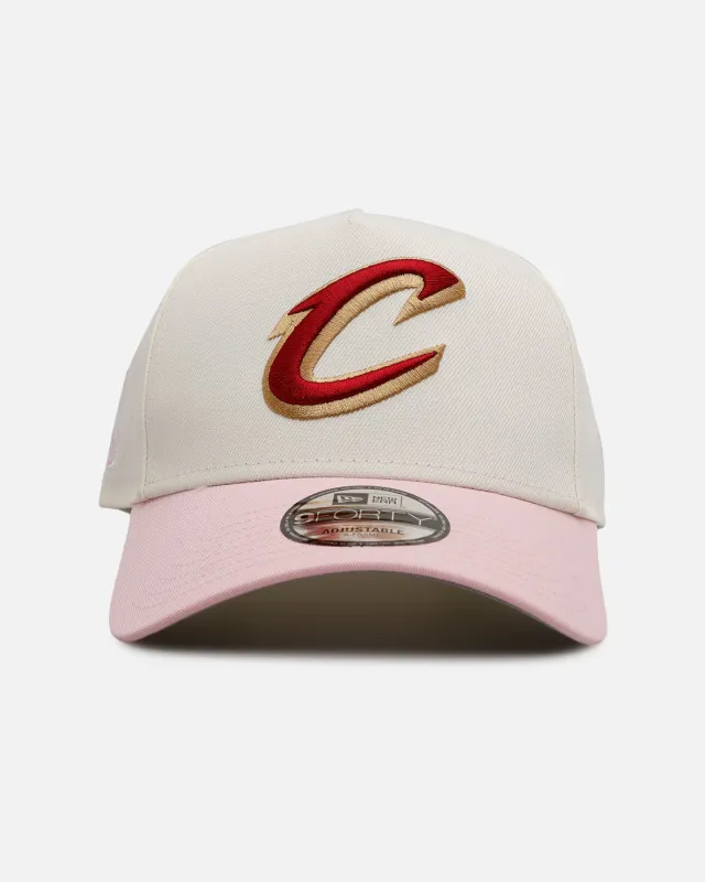 New Era Cleveland Cavaliers 'Pink Lemonade' 9FORTY A-Frame Snapback Pink/Yellow sold by Culture Kings
