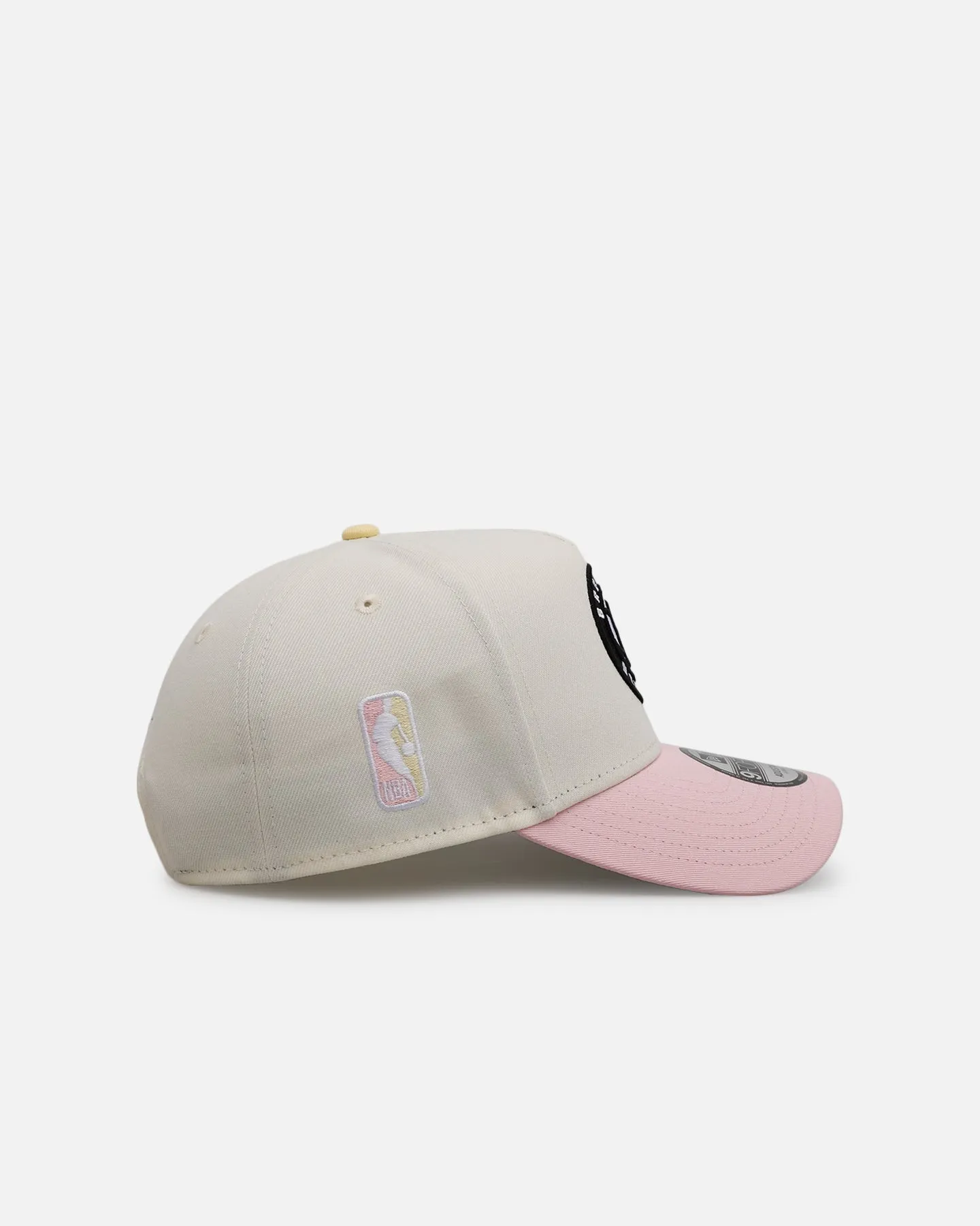New Era Brooklyn Nets 'Pink Lemonade' 9FORTY A-Frame Snapback Pink/Yellow sold by Culture Kings product image thumbnail 3