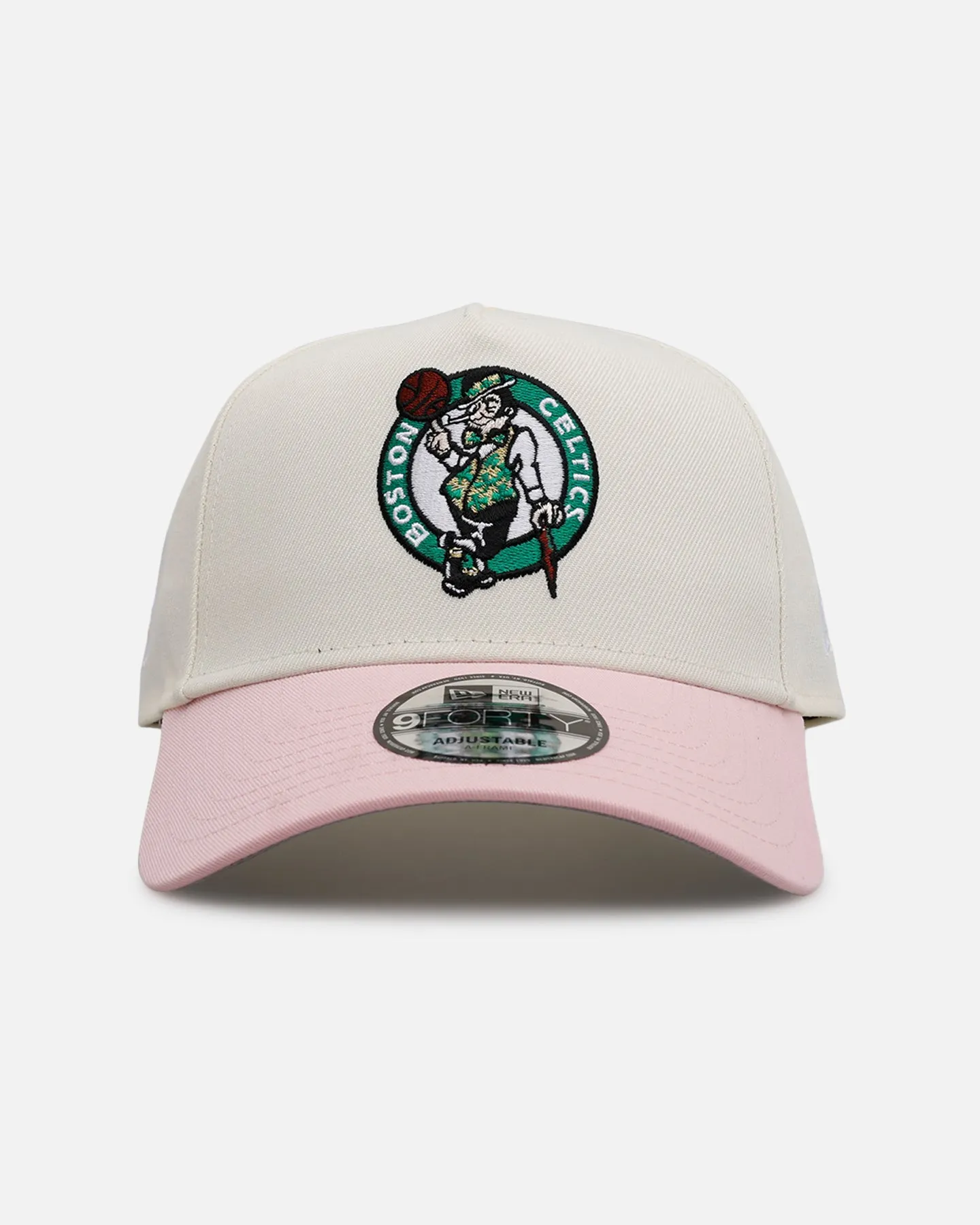 New Era Boston Celtics 'Pink Lemonade' 9FORTY A-Frame Snapback Pink/Yellow sold by Culture Kings