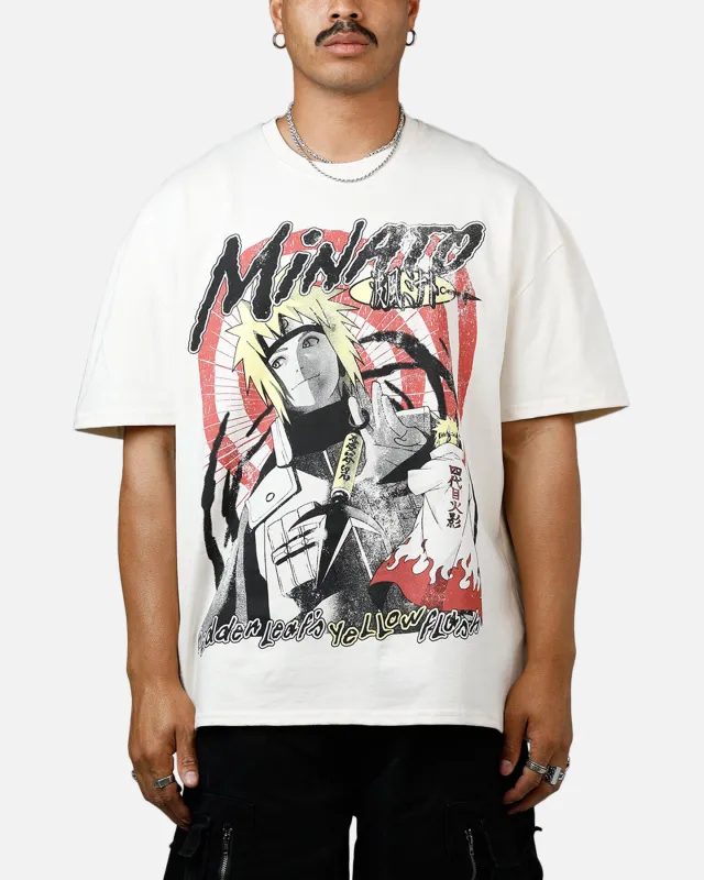 73 Studio X Naruto Minato Namikaze Heavyweight T-Shirt Off White sold by Culture Kings