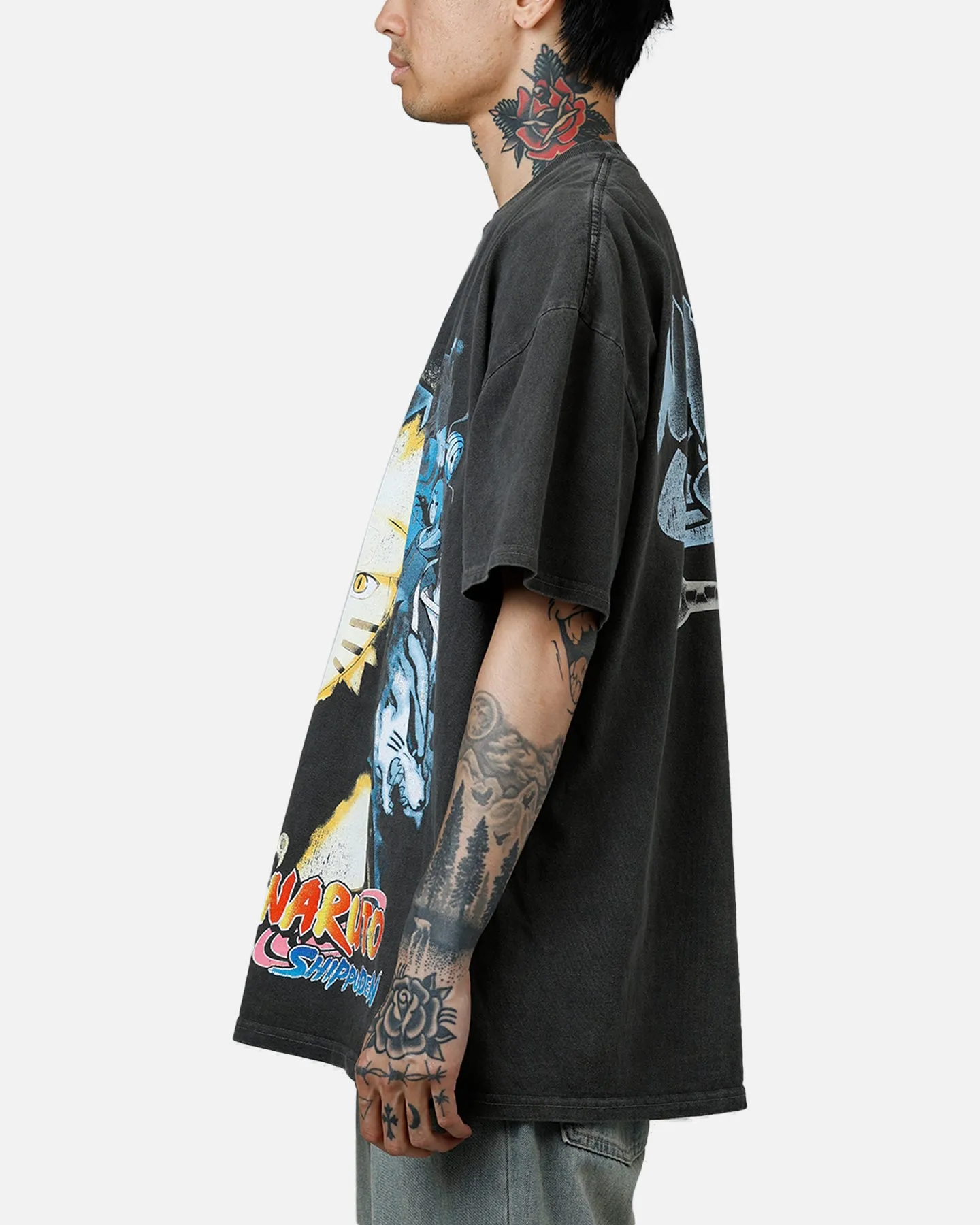 73Studio X Naruto Naruto Shippuden Heavyweight T-Shirt Black Wash sold by Culture Kings product image thumbnail 5