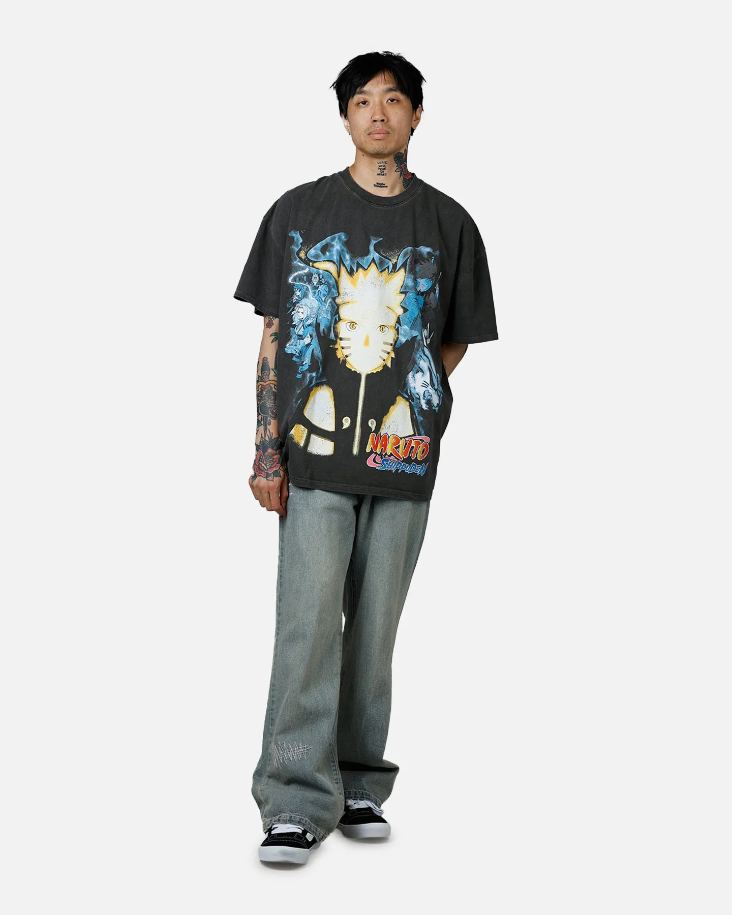 73Studio X Naruto Naruto Shippuden Heavyweight T-Shirt Black Wash sold by Culture Kings product image thumbnail 3