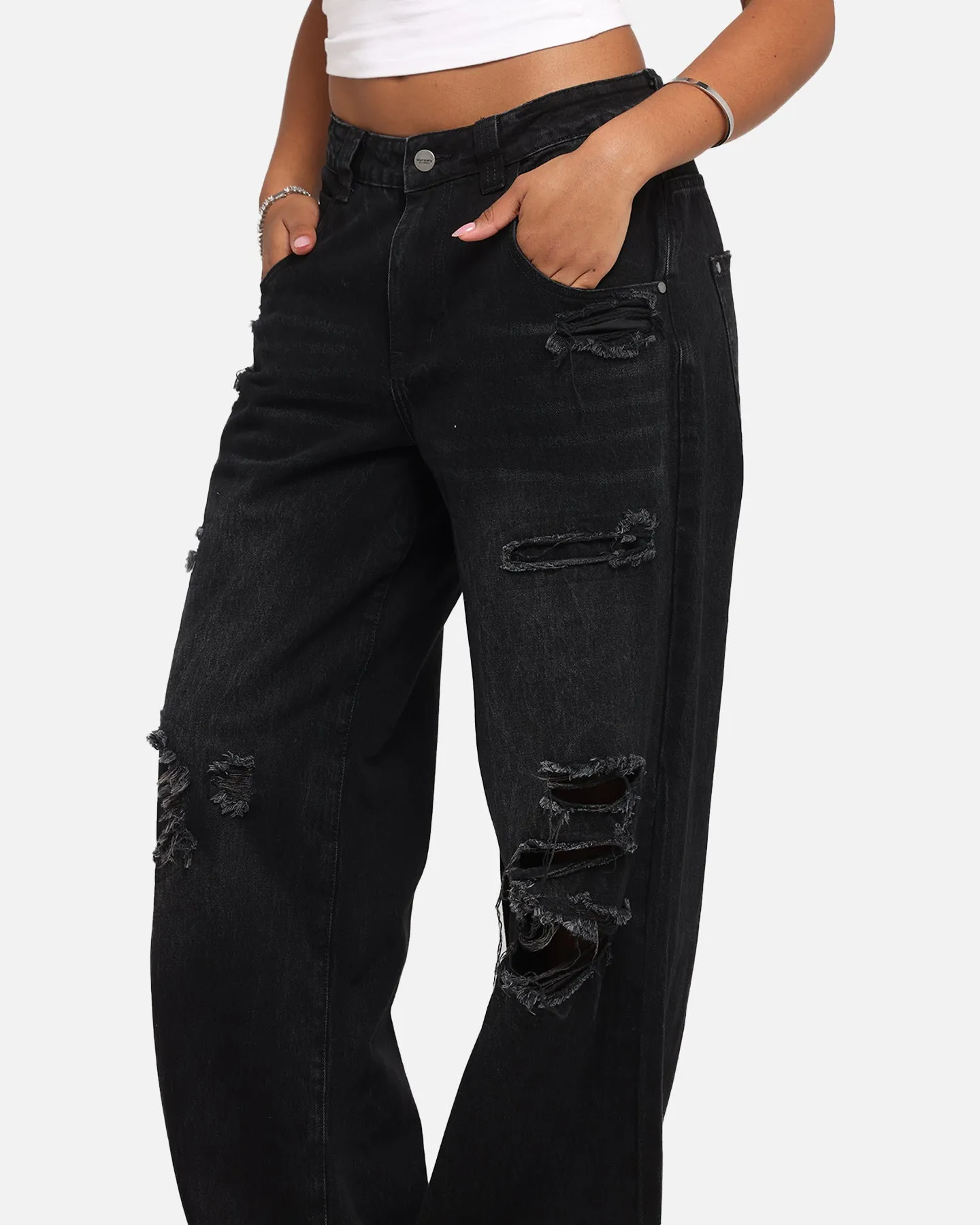Saint Morta Amplus Rampage Jeans Rampage Black sold by Culture Kings product image thumbnail 3