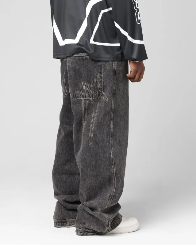 Loiter Star Born Jeans Dirty Grey sold by Culture Kings