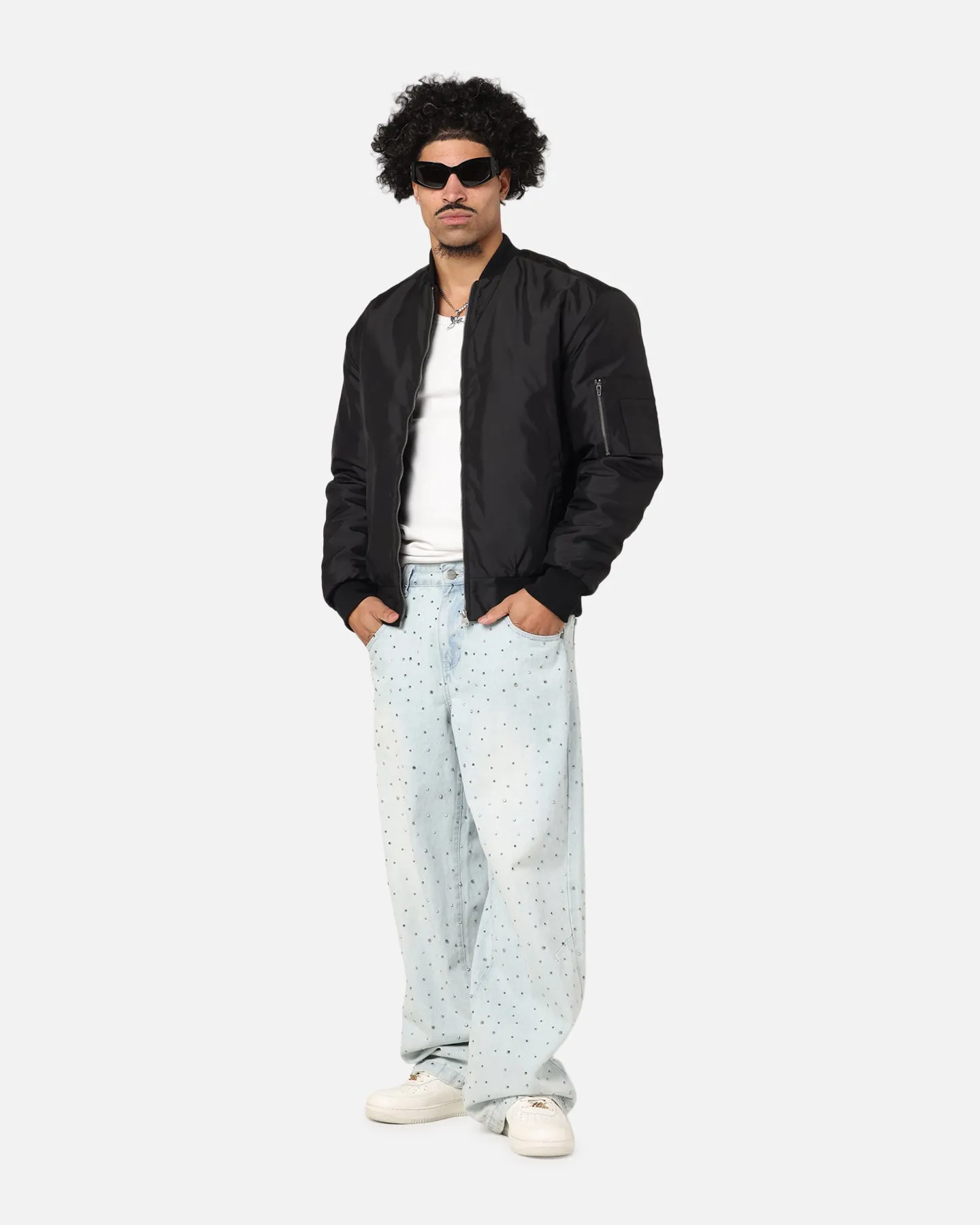 Saint Morta Gothic Noir Bomber Jacket Black sold by Culture Kings product image thumbnail 4