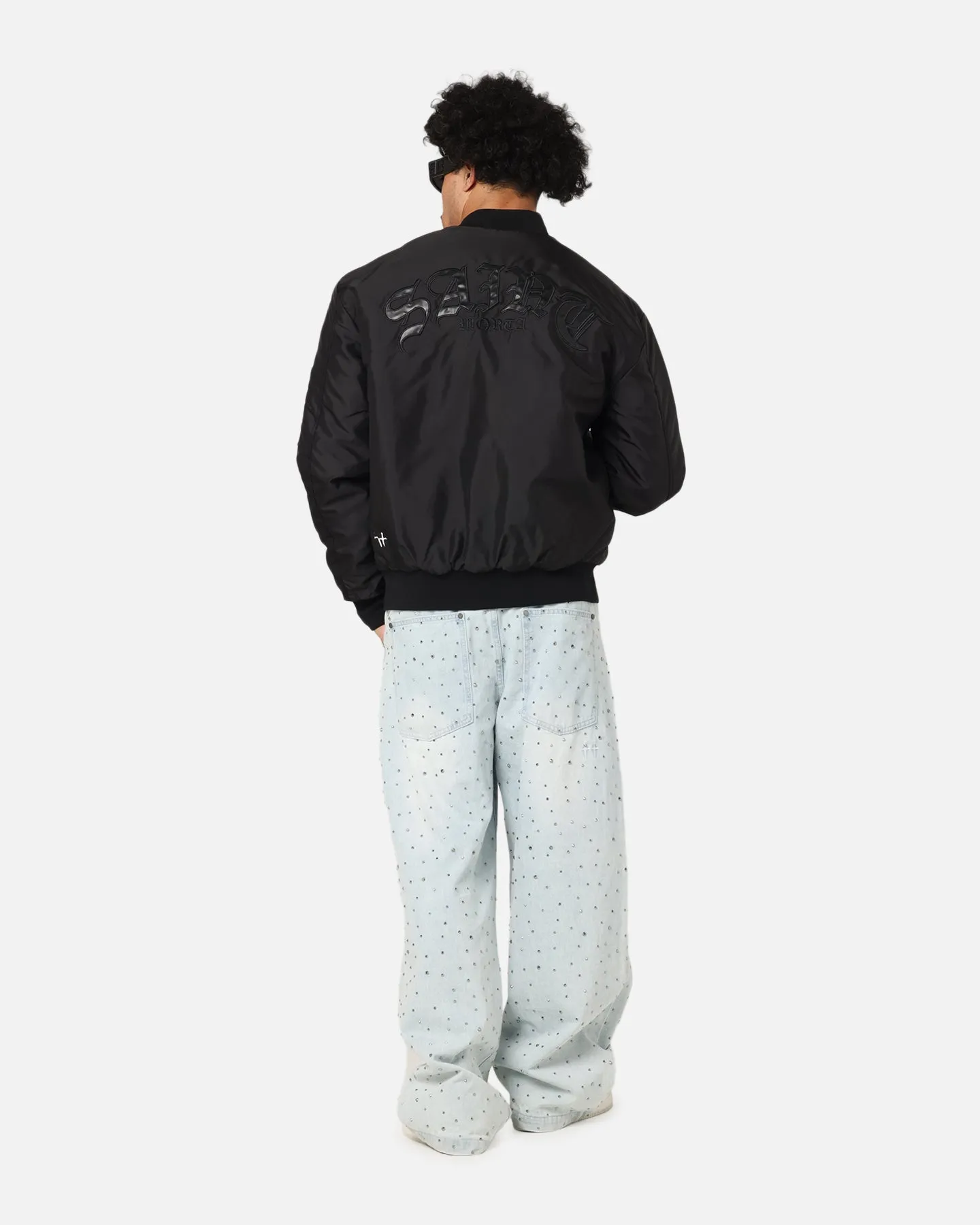 Saint Morta Gothic Noir Bomber Jacket Black sold by Culture Kings product image thumbnail 3