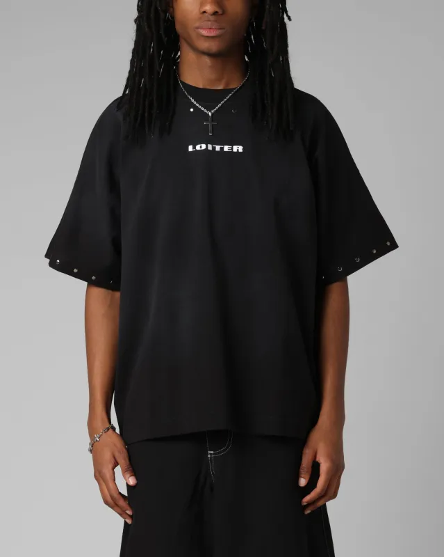 Loiter Opaque Boxy T-Shirt Black sold by Culture Kings