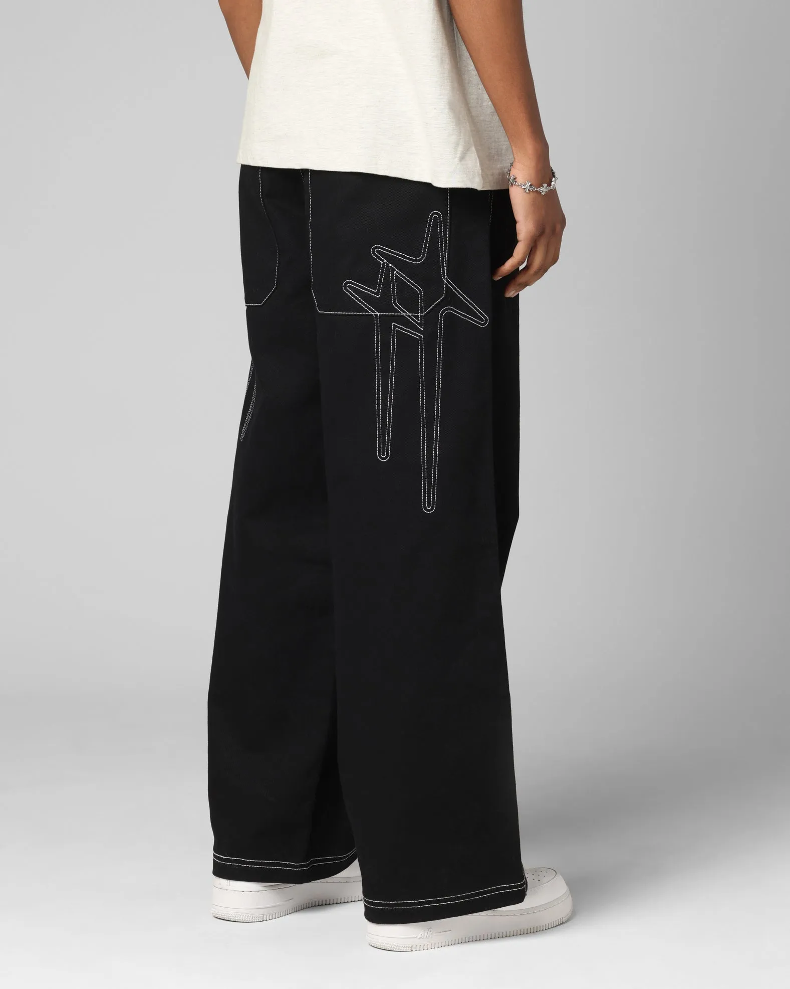 Loiter Star Born Jeans Black sold by Culture Kings